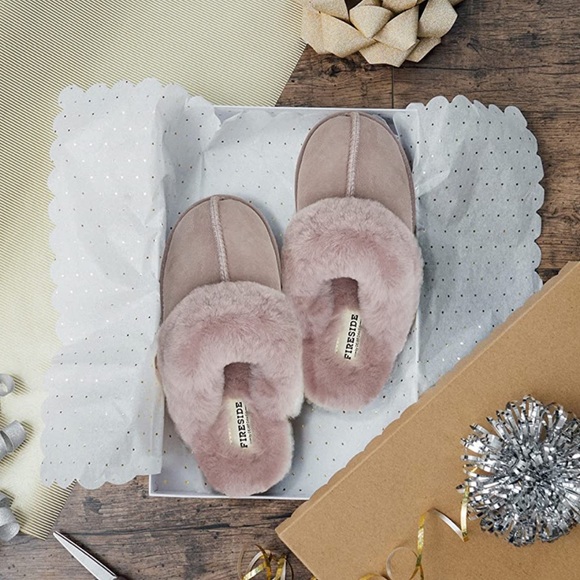 Women's Sydney Water Resistant Genuine Shearling Scuff Slippers - Picture 3 of 8